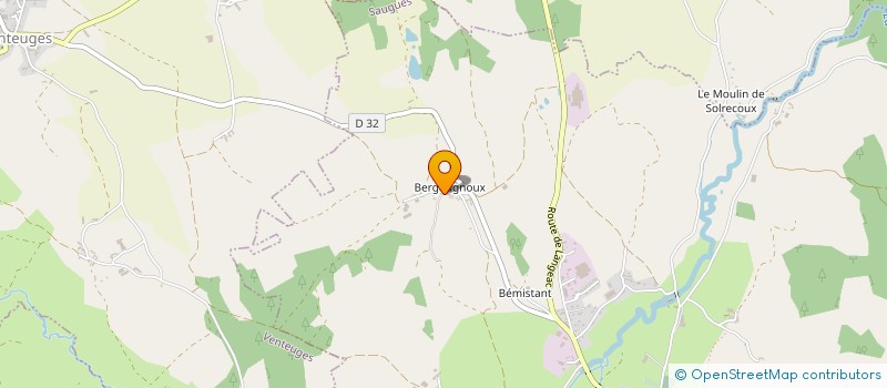 localisation de l'entreprise 1 2 3 PECHEZ  SAUGUES