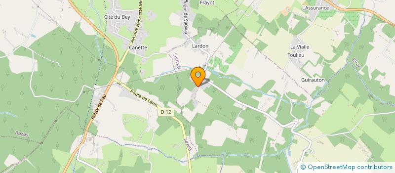 localisation de l'entreprise 1, 2, 3 PETITS PAS  SAUVIAC