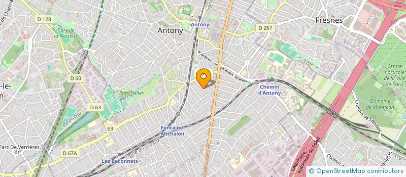 localisation de l'entreprise 1 2 3 SCIENCES à ANTONY