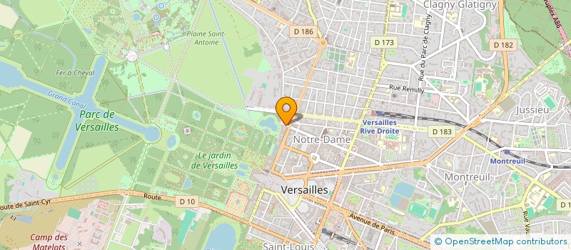 localisation de l'entreprise 1 2 3 SOLEIL à VERSAILLES