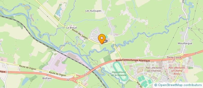 localisation de l'entreprise 1,2,3 SOLEIL  SAINT-LEGER-LES-PARAY