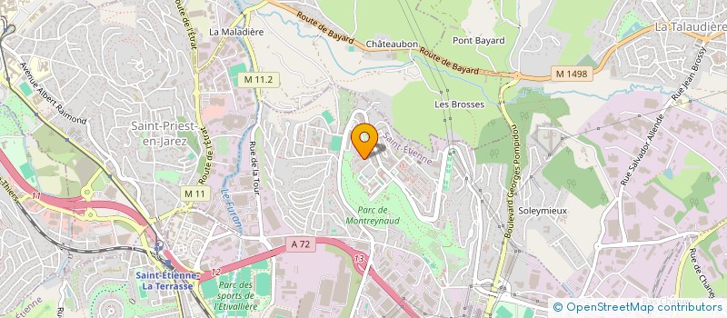 localisation de l'entreprise 1 2 3 SUBSOL TECH' à SAINT-ETIENNE