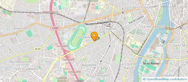 localisation de l'entreprise 1 2 3 TOULOUSE SERVICES  TOULOUSE