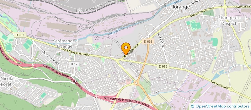 localisation de l'entreprise 1.2.3 TRAVAUX  FLORANGE