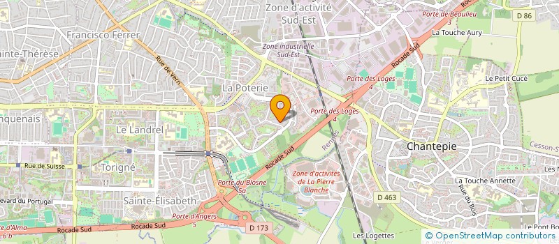 localisation de l'entreprise 1,2,3, WINDIGA à RENNES