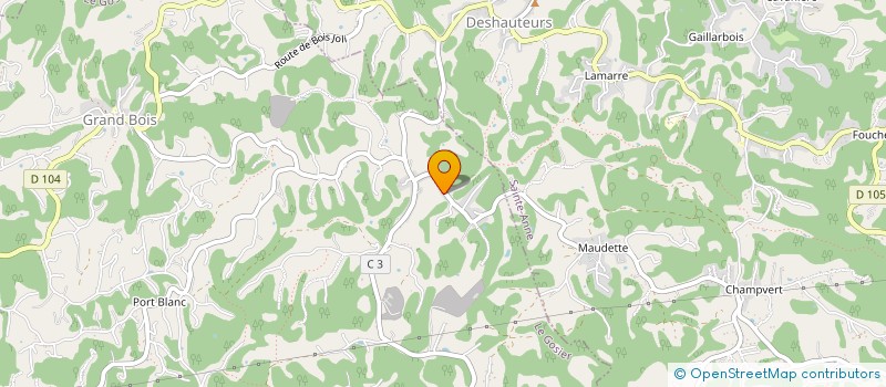 localisation de l'entreprise 1-2 PAS ALIMENTATION GENERALE  LE GOSIER