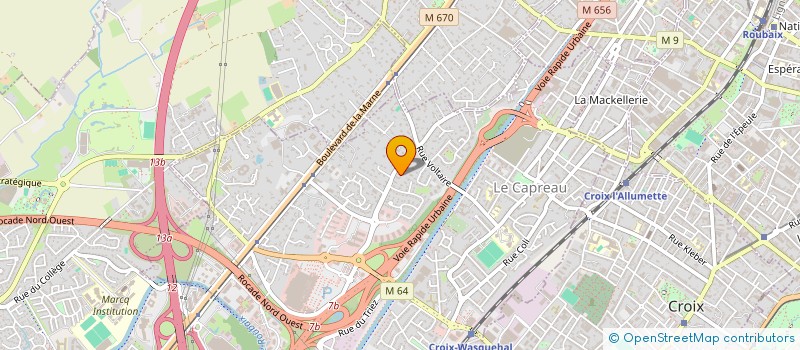 localisation de l'entreprise 1-2-TOITS...SOLEIL.  WASQUEHAL