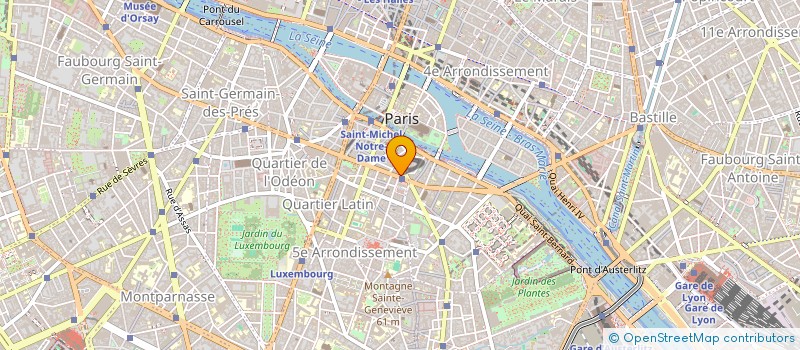 localisation de l'entreprise 1-3 RR  PARIS