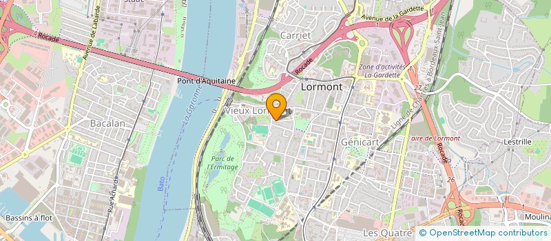 localisation de l'entreprise 1/3 - UN TIERS LIEU A LORMONT à LORMONT