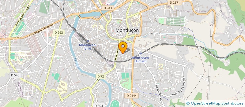 localisation de l'entreprise 1,618 à MONTLUCON