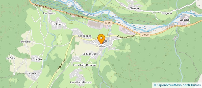 localisation de l'entreprise 1.61803  ALEX