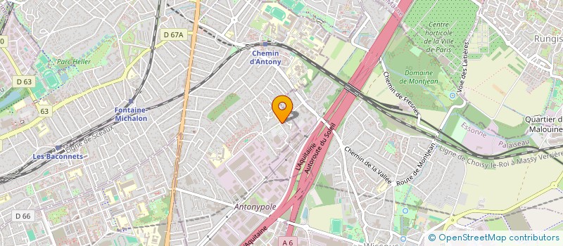 localisation de l'entreprise 1.ACCRO DANSE à ANTONY