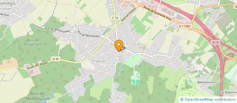localisation de l'entreprise 1 AIDE A DOM à ORGEVAL