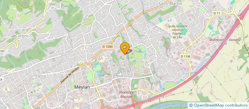 localisation de l'entreprise 1 AVENUE FELIX VIALLET  MEYLAN
