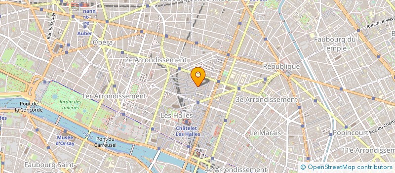 localisation de l'entreprise 1 BAT SEPT à PARIS
