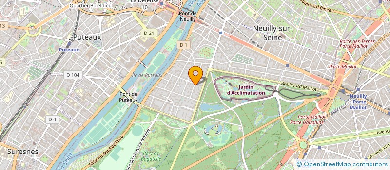 localisation de l'entreprise 1 BESOIN 1 SERVICE à NEUILLY-SUR-SEINE