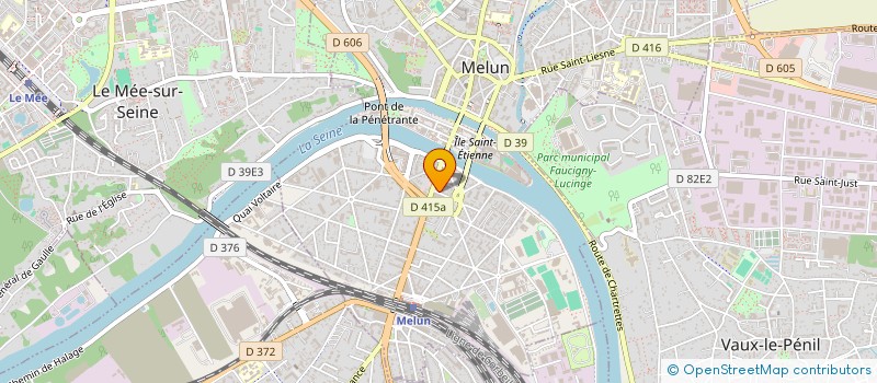 localisation de l'entreprise 1 BIS RUE ARMAND CASSAGNE MELUN à MELUN