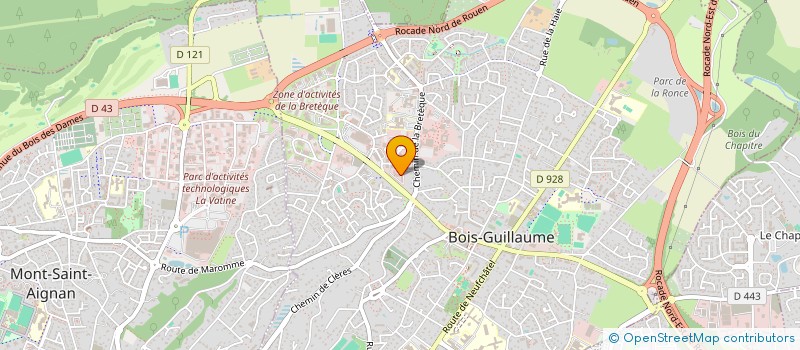 localisation de l'entreprise 1 CE à BOIS-GUILLAUME