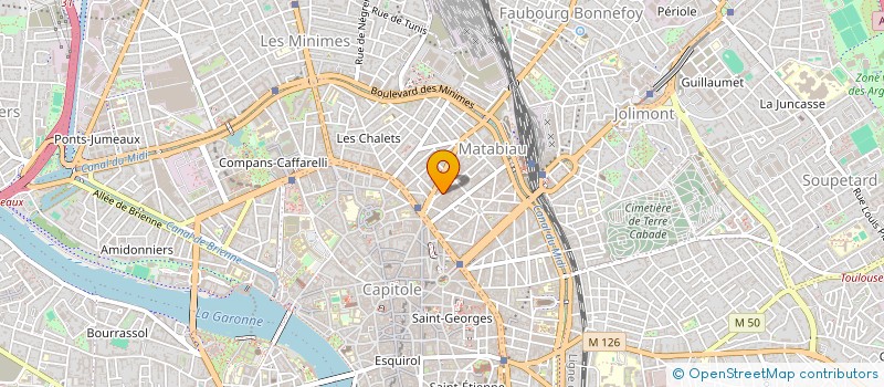 localisation de l'entreprise 1 CHEMIN DE SARTHA à TOULOUSE