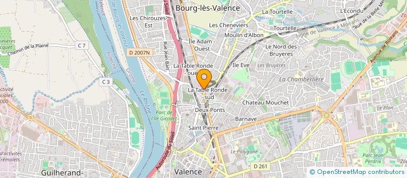 localisation de l'entreprise 1 CHIKA  BOURG-LES-VALENCE