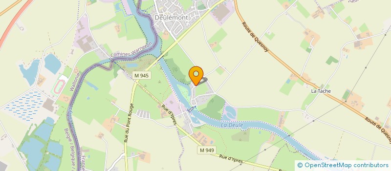 localisation de l'entreprise 1 CHTI JEU OU 2  DEULEMONT