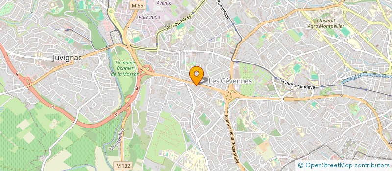 localisation de l'entreprise 1 CIFTCI à MONTPELLIER
