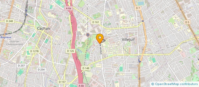 localisation de l'entreprise 1+CODE à VILLEJUIF