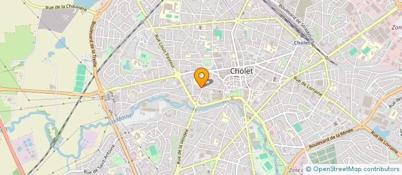 localisation de l'entreprise 1.COM 1 à CHOLET