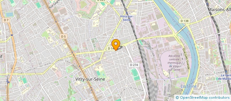 localisation de l'entreprise 1 CONTROL  VITRY-SUR-SEINE