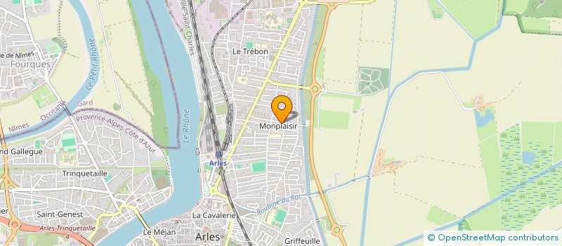 localisation de l'entreprise 1 COUP à ARLES