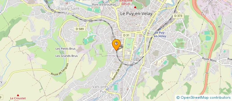 localisation de l'entreprise 1 COURS A DOM  LE PUY-EN-VELAY