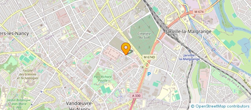 localisation de l'entreprise 1 DEPEN DANSE  VANDUVRE-LES-NANCY