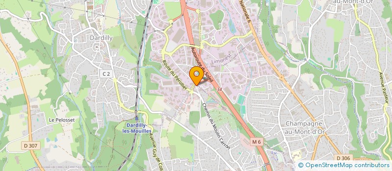 localisation de l'entreprise 1 FORMA TEC  ECULLY