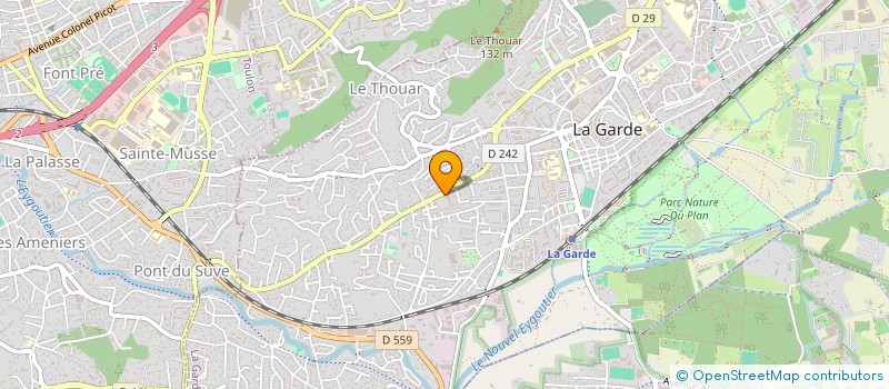 localisation de l'entreprise 1 G PERFORMANCE  LA GARDE