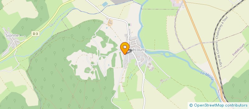 localisation de l'entreprise 1 HAIR DE SOPHIE  FREBECOURT