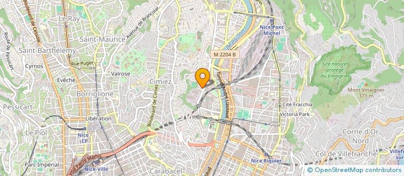 localisation de l'entreprise 1%HARP à NICE