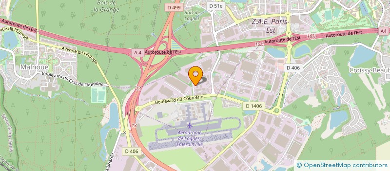 localisation de l'entreprise 1 L 2  LOGNES