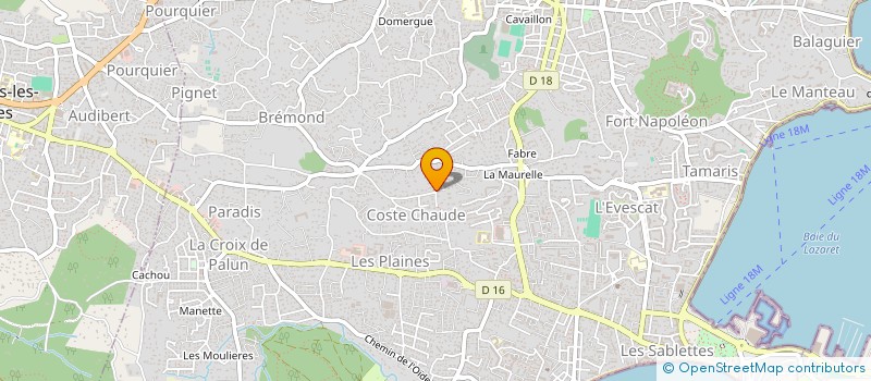 localisation de l'entreprise 1 MAIN SUR 2 à LA SEYNE-SUR-MER