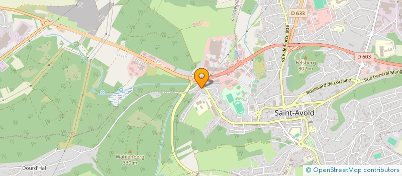 localisation de l'entreprise 1 MILLION 2 SERVICES  SAINT-AVOLD