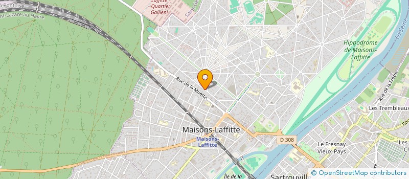 localisation de l'entreprise 1 NOTE MORPHO  MAISONS-LAFFITTE