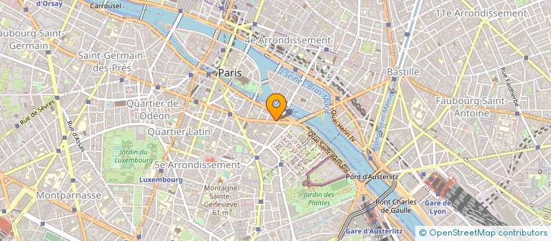 localisation de l'entreprise 1 P C@BLE à PARIS