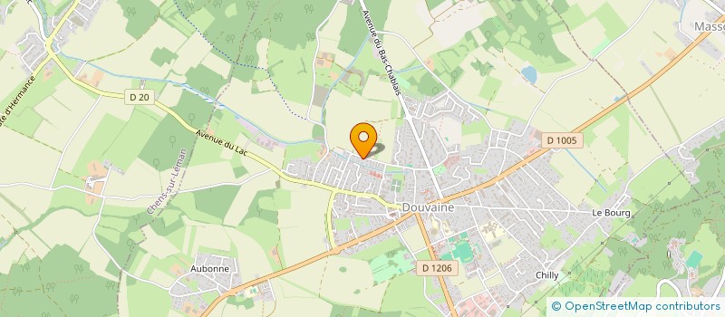 localisation de l'entreprise 1 - PACT EDITION  DOUVAINE