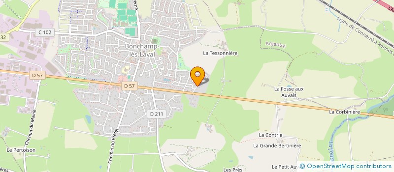 localisation de l'entreprise 1 PETITE ASSOCIATION SOLIDARITE DE PLUS  BONCHAMP-LES-LAVAL