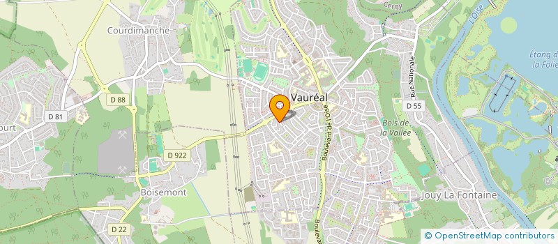 localisation de l'entreprise 1 PK à VAUREAL
