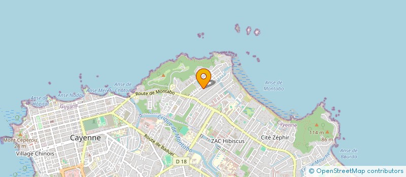 localisation de l'entreprise 1 POINT LOCATION  CAYENNE