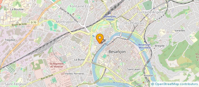 localisation de l'entreprise 1 POUR CENT à BESANCON