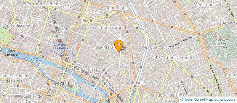 localisation de l'entreprise 1 POUR TOUS PRODUCTIONS à PARIS