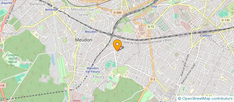 localisation de l'entreprise 1 POUR TOUS, TOUS POUR L' AUTISME à MEUDON