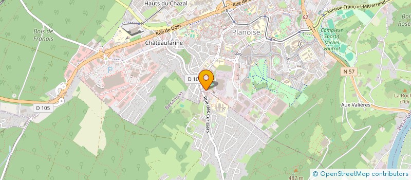 localisation de l'entreprise 1-PULSION  BESANCON