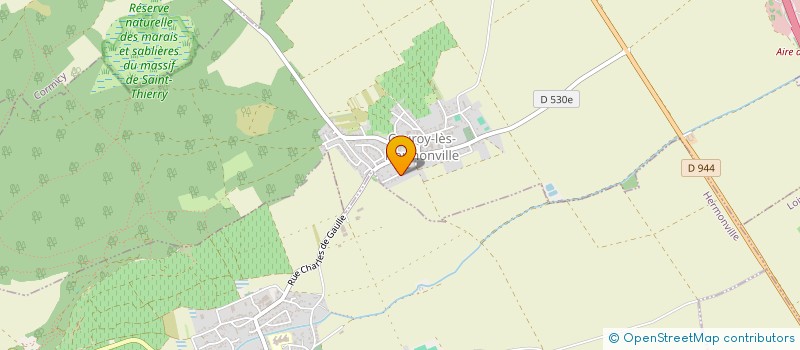 localisation de l'entreprise 1 RUE COLASSE  CAUROY-LES-HERMONVILLE